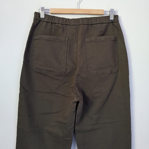 Roots Utility Pants French Terry Patch Pocket Ankle Length Size 8 - Picture 10 of 15
